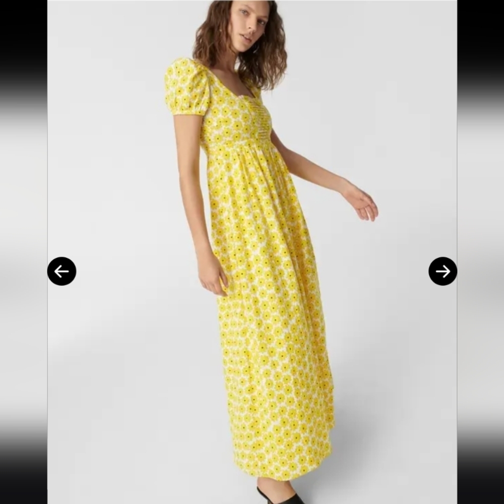 Diane Von Furstenberg Poppy Maxi Dress In Daisy Dot - Picture 4 of 12
